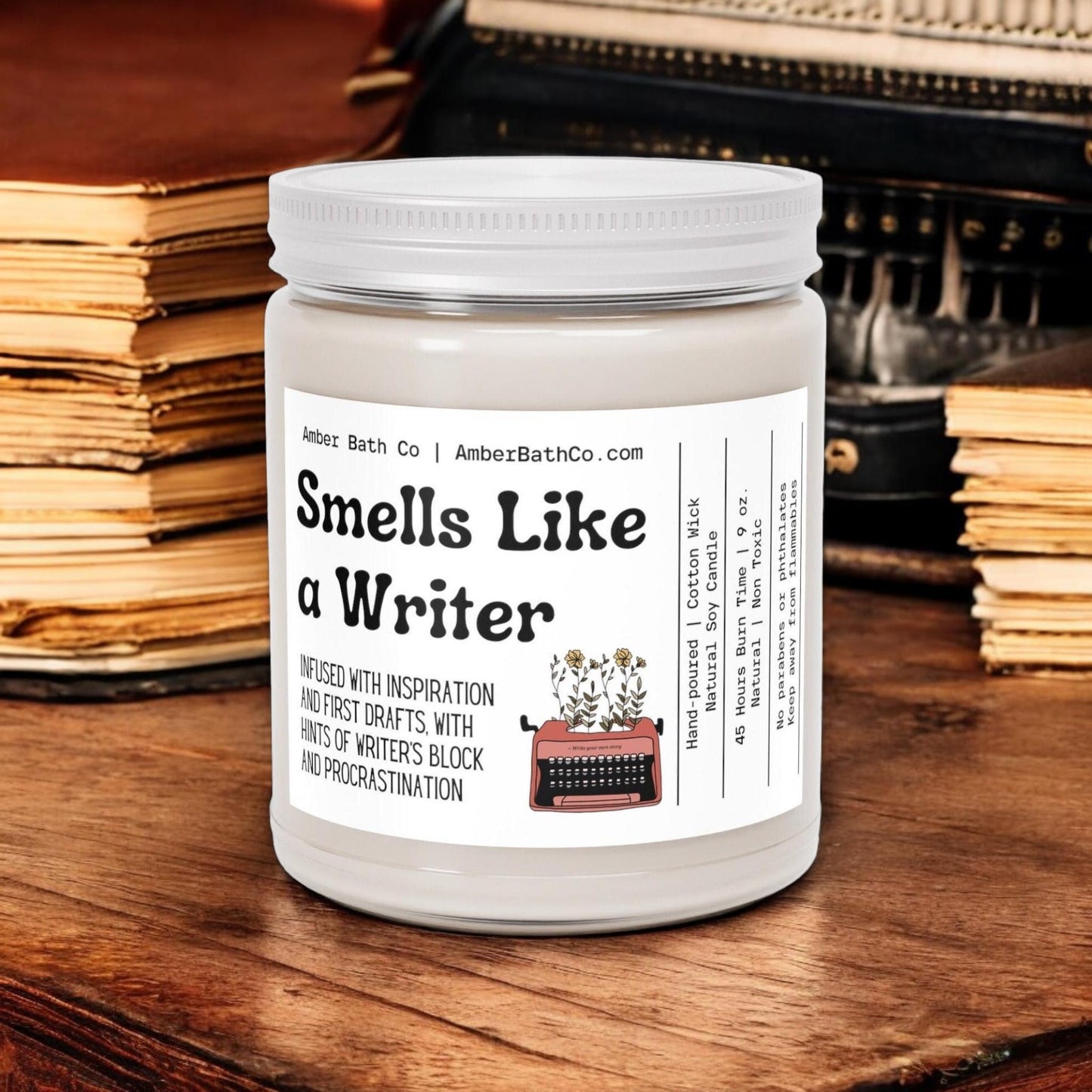 Smells Like a Writer Candle - Amber Bath Co.