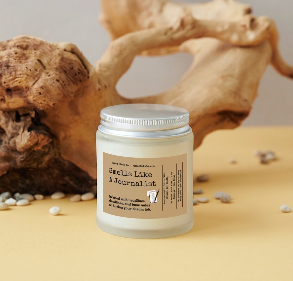 Journalist Candle - Amber Bath Co.