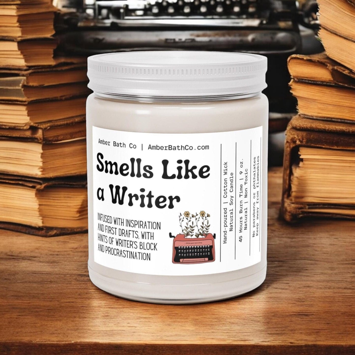Smells Like a Writer Candle - Amber Bath Co.