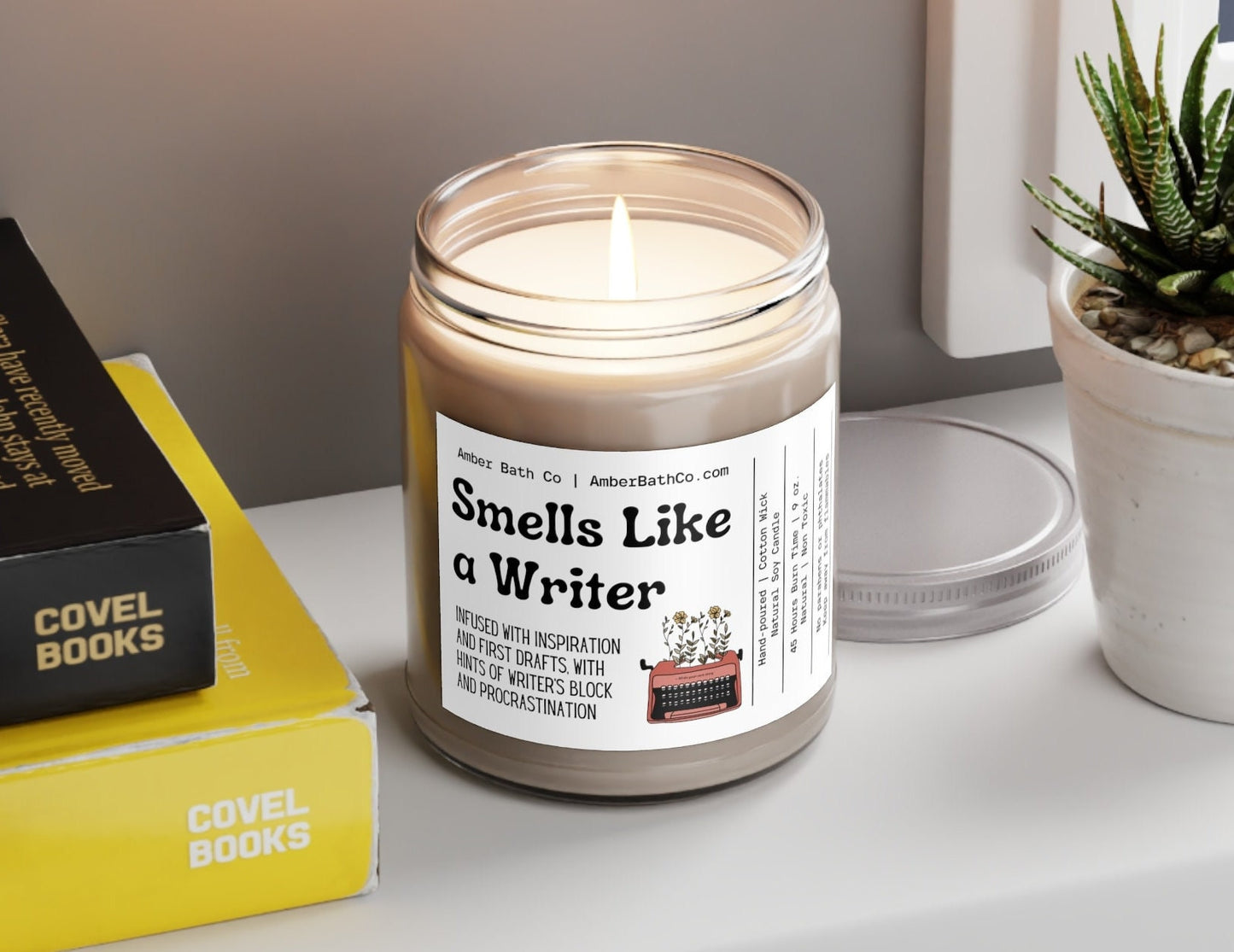 Smells Like a Writer Candle - Amber Bath Co.