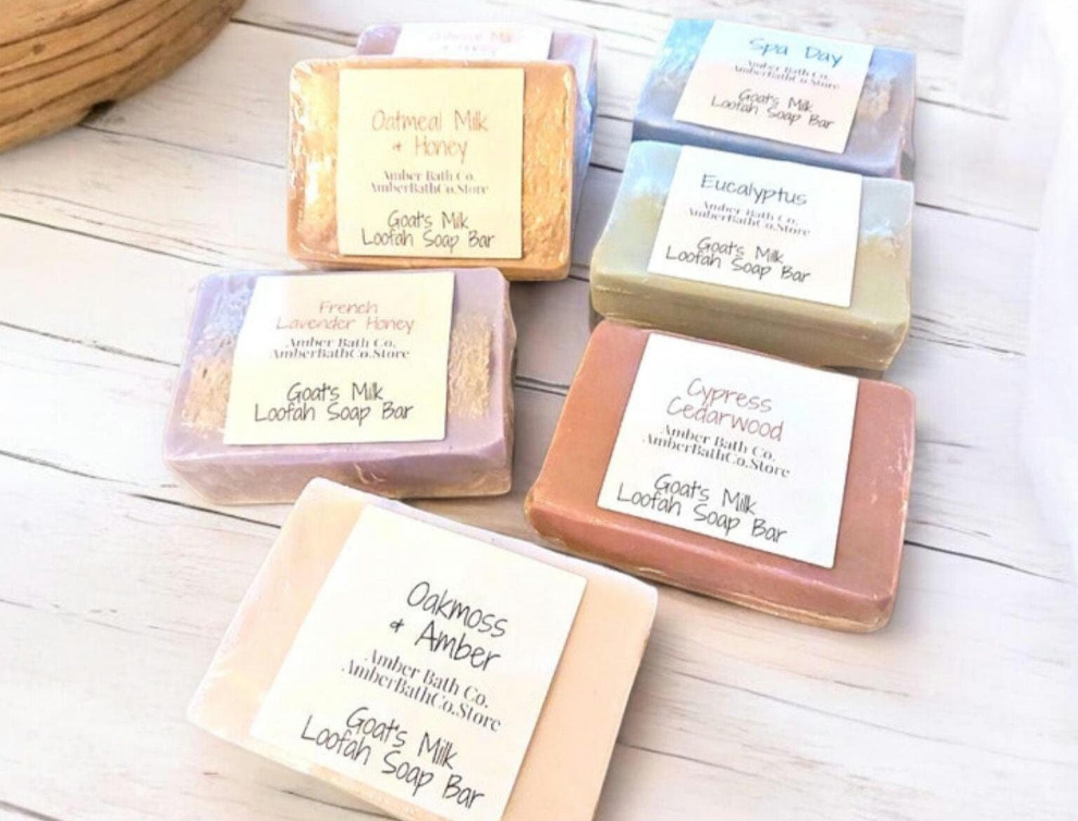 Loofah Goat's Milk Soap