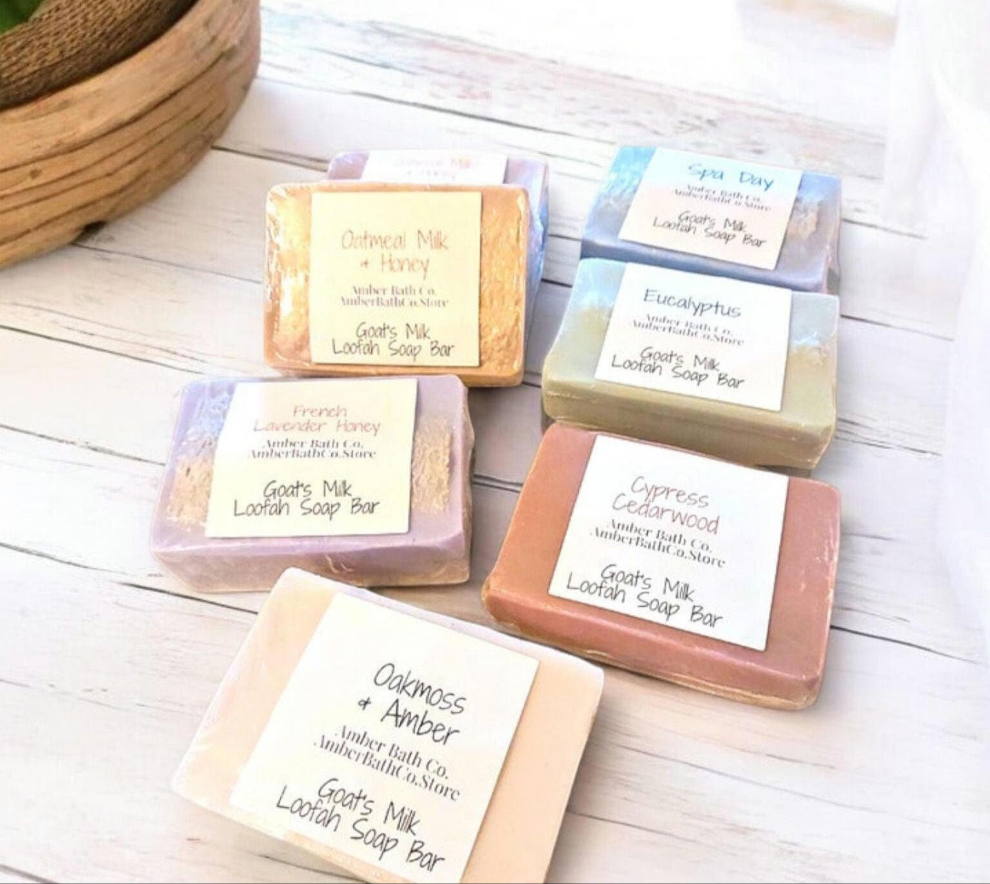 Loofah Goat's Milk Soap