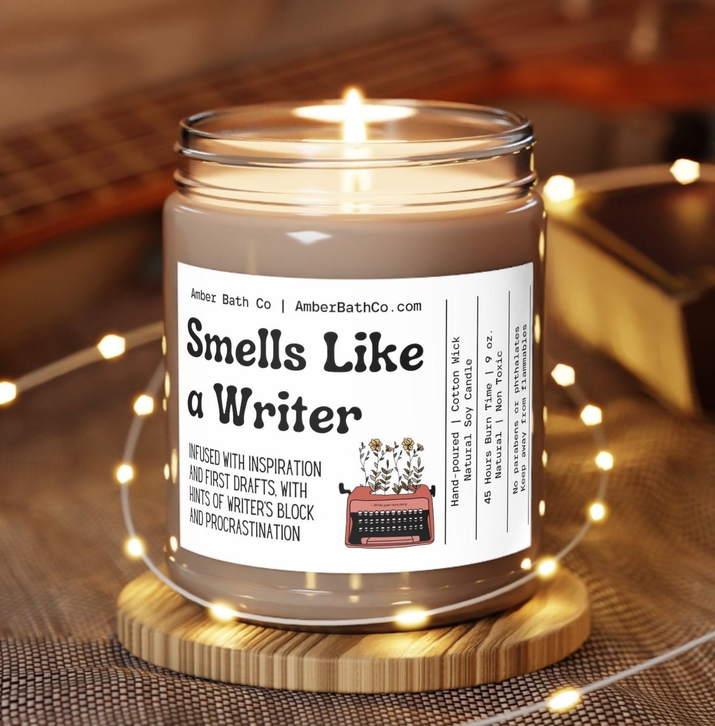 Smells Like a Writer Candle - Amber Bath Co.