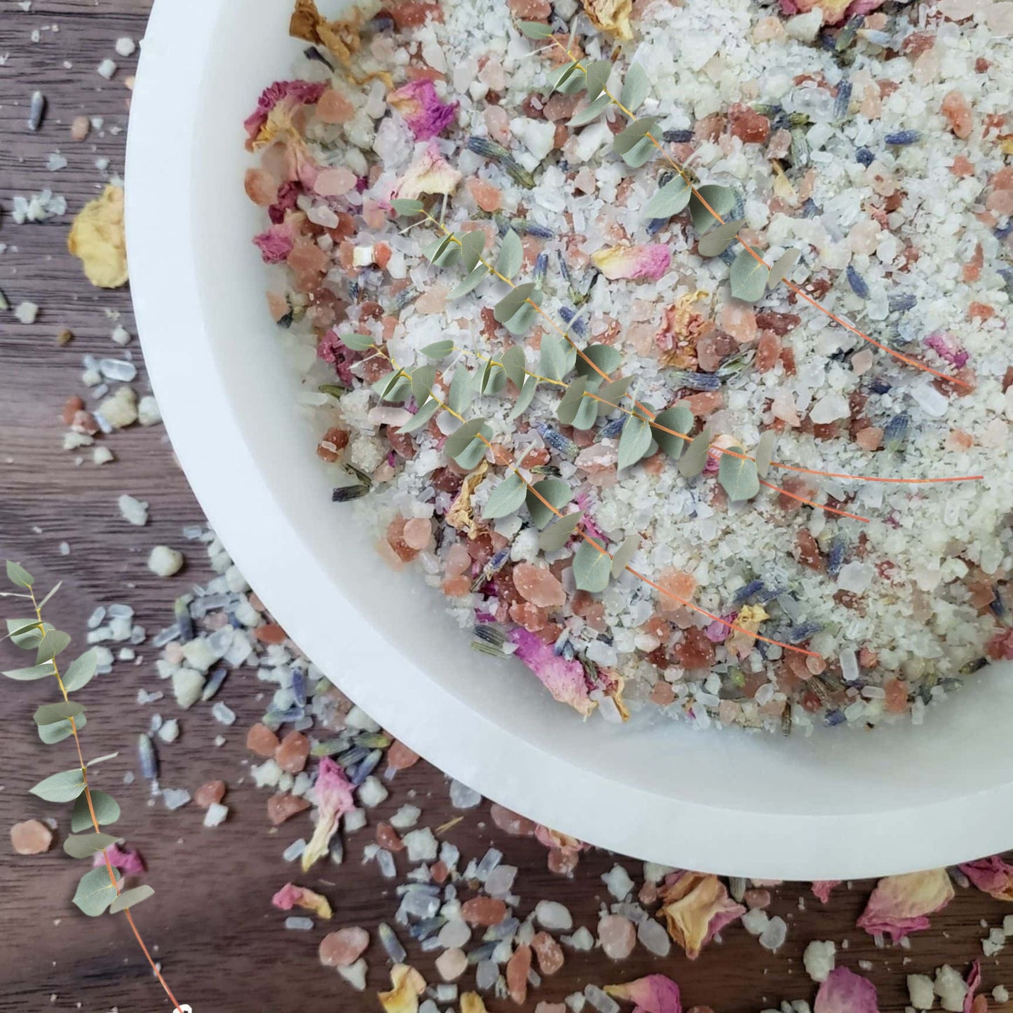 Almond Vanilla Mineral Bath Salts - Amber Bath Co.