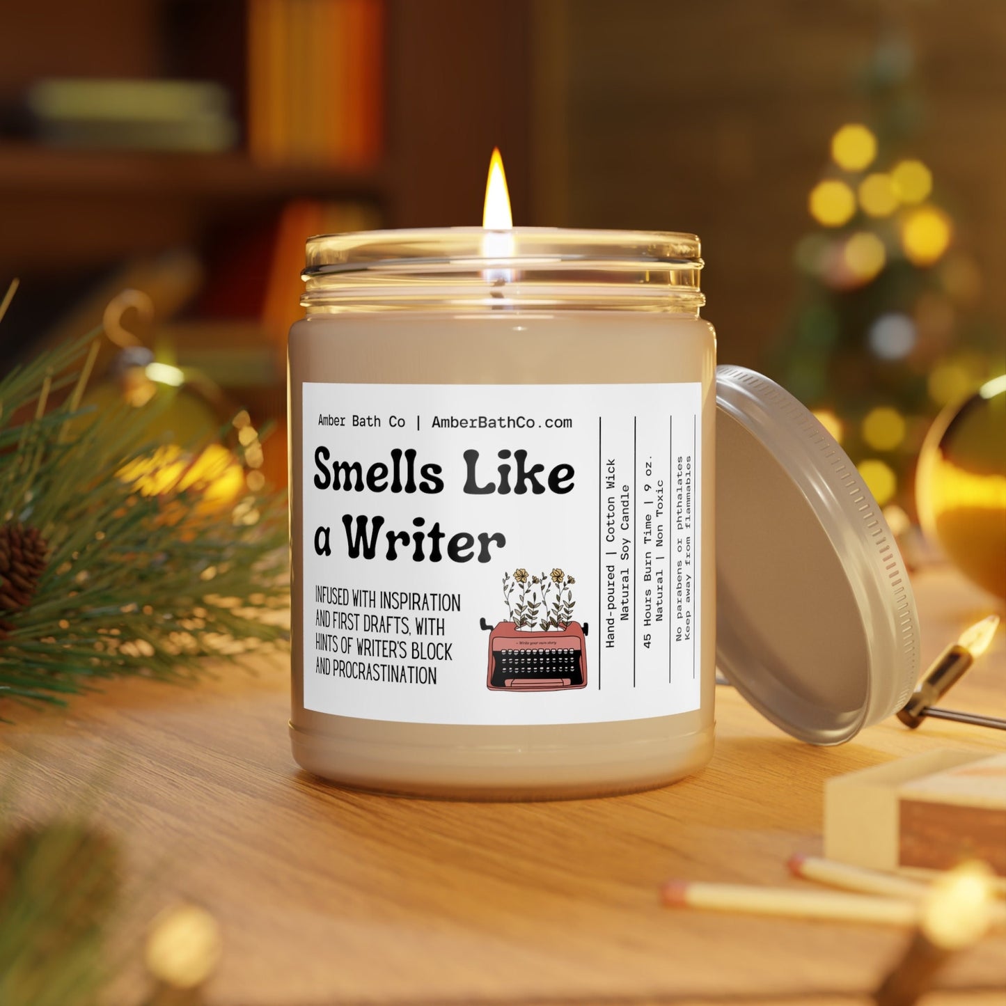 Smells Like a Writer Candle - Amber Bath Co.
