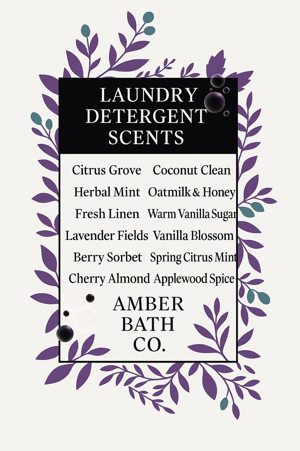 Powerful Laundry Detergent - Highly scented