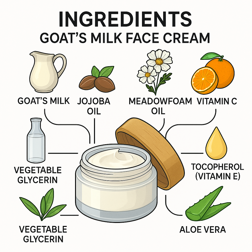 Natural Goat's Milk Face Cream