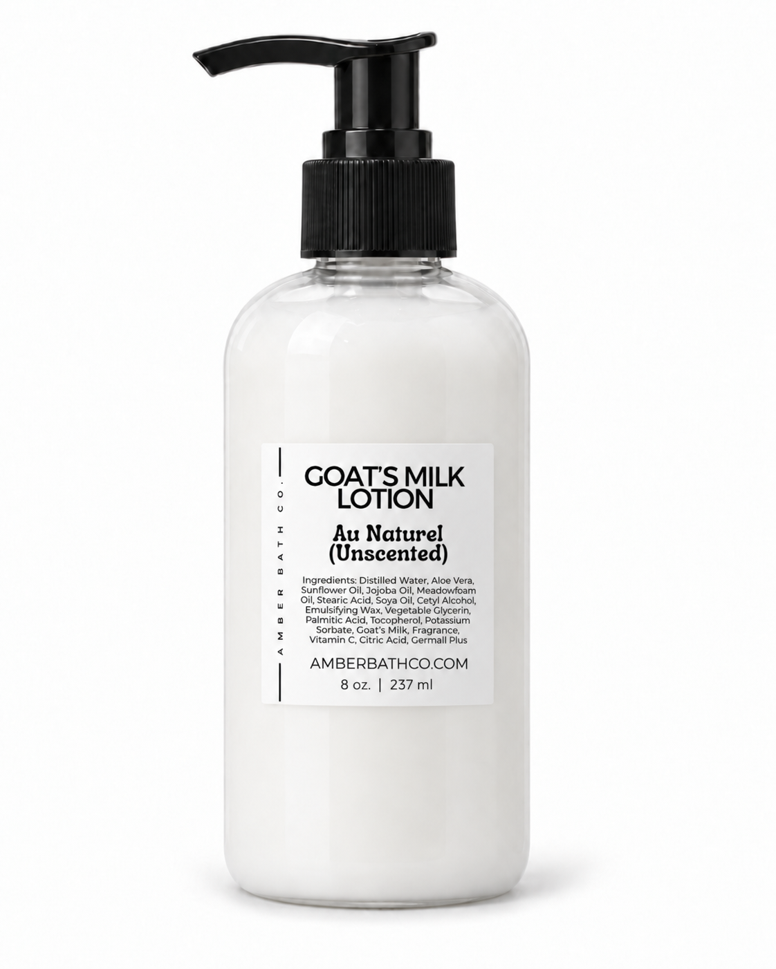 Goat's Milk Lotion | Au Naturel (Unscented) | 8 oz. Pump