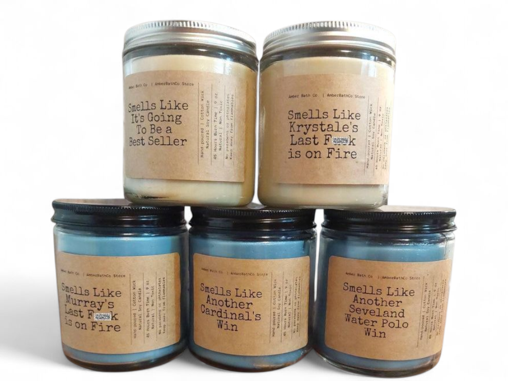 Personalized Soy Candle, 9 oz.