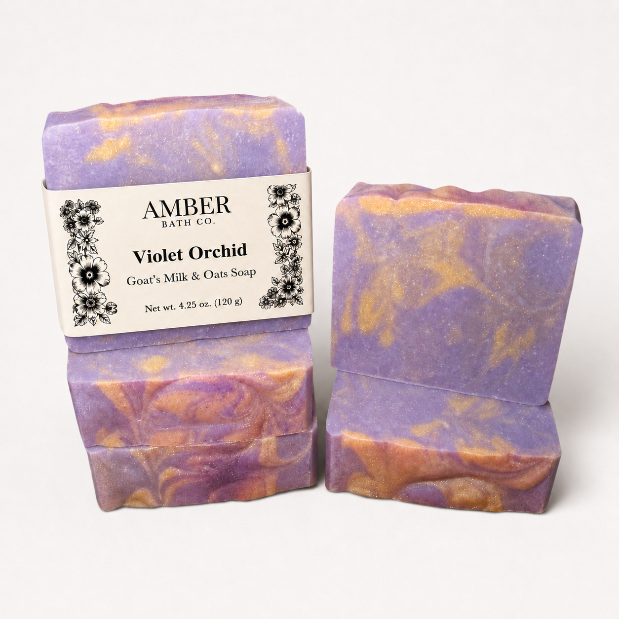Violet Orchid | Tallow + Goat's Milk Soap