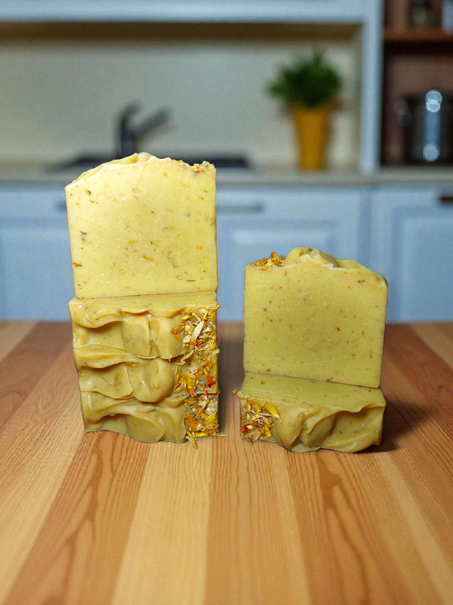 Lemon Peel and Chamomile Soap