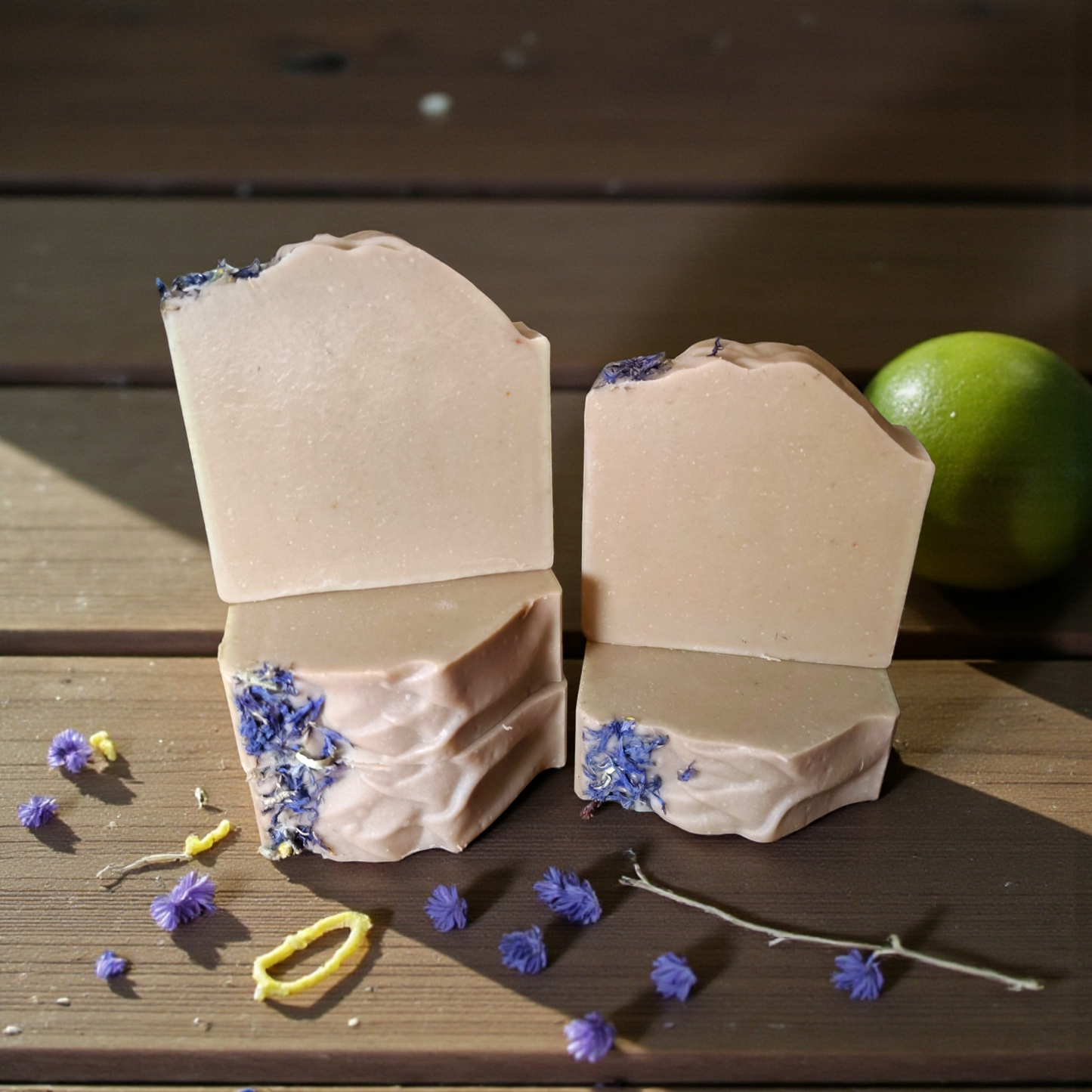 Violet Citrus Goat's Milk Essential Oil Soap
