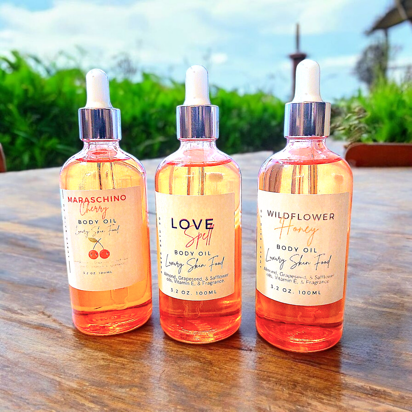 Scented Body Oil - 50 Scent Options