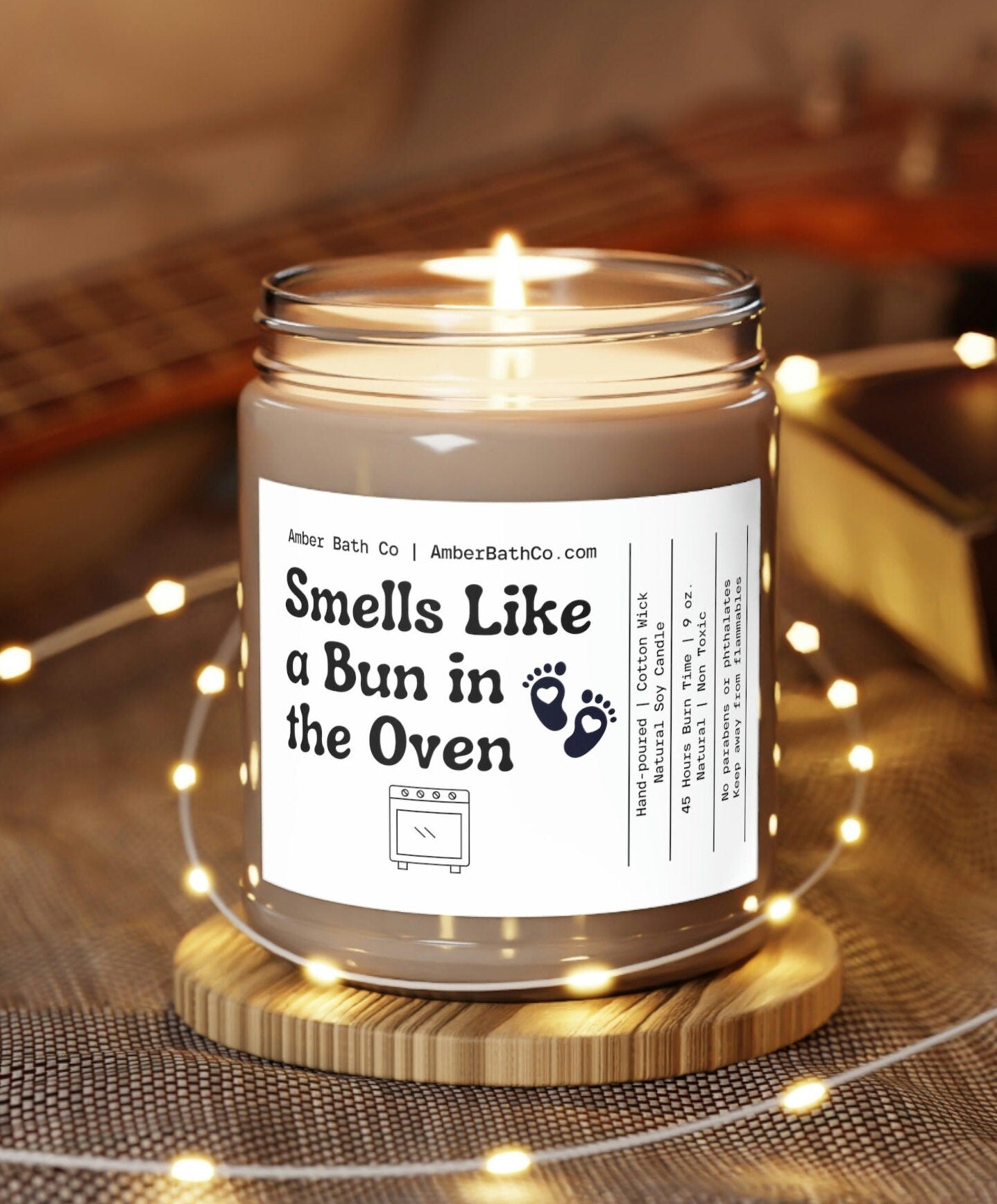 Bun in the Oven Candle - Amber Bath Co.