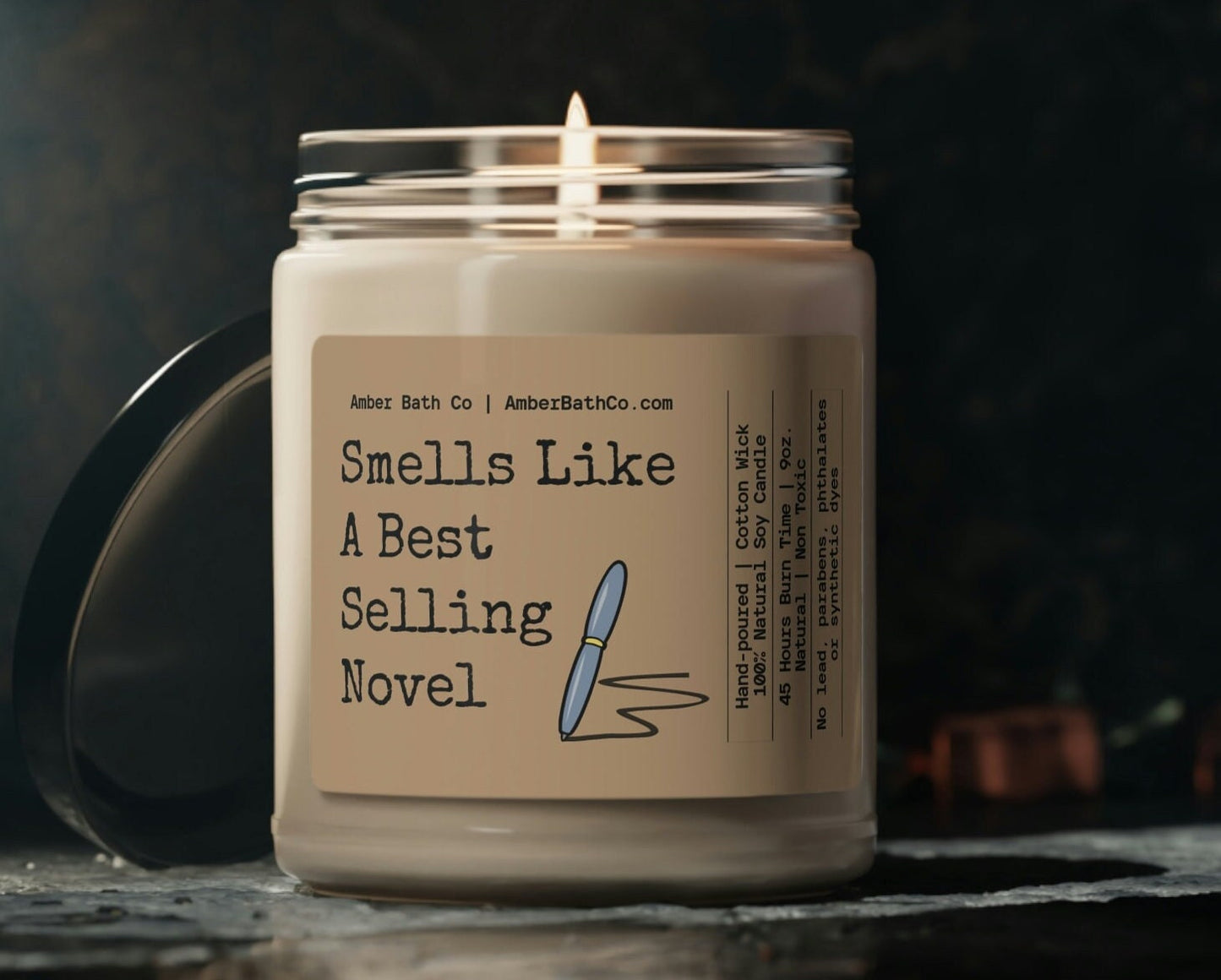 Best Selling Novel Candle - Amber Bath Co.
