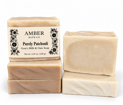 Purely Patchouli | Essential Oils, Goat's Milk + Tallow Soap