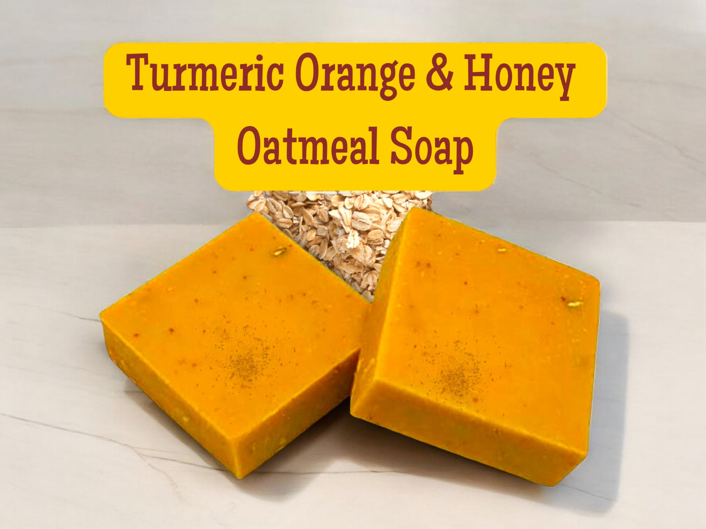 Goat's Milk Turmeric Orange Honey Soap