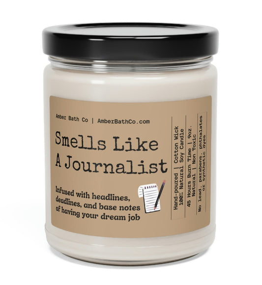 Journalist Candle - Amber Bath Co.