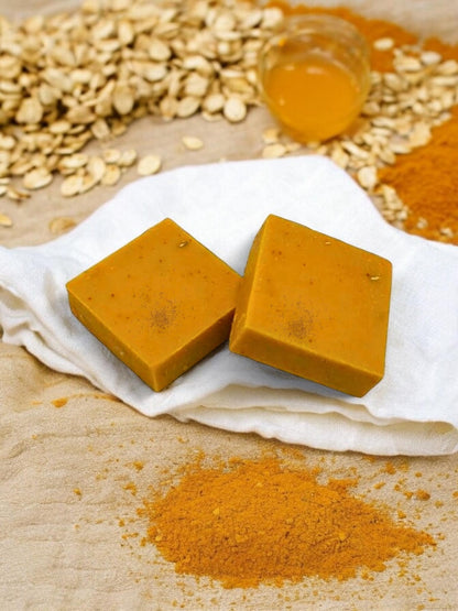 Goat's Milk Turmeric Orange Honey Soap