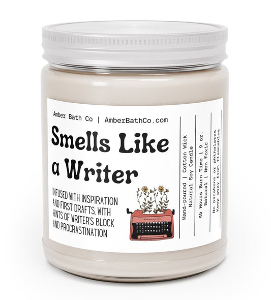 Smells Like a Writer Candle - Amber Bath Co.