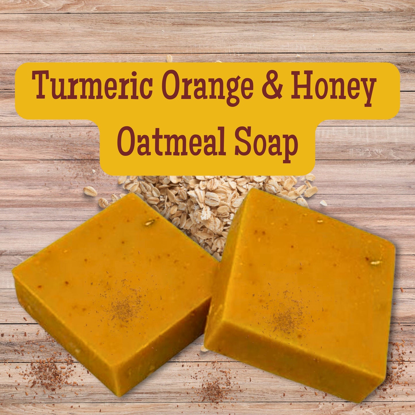 Goat's Milk Turmeric Orange Honey Soap