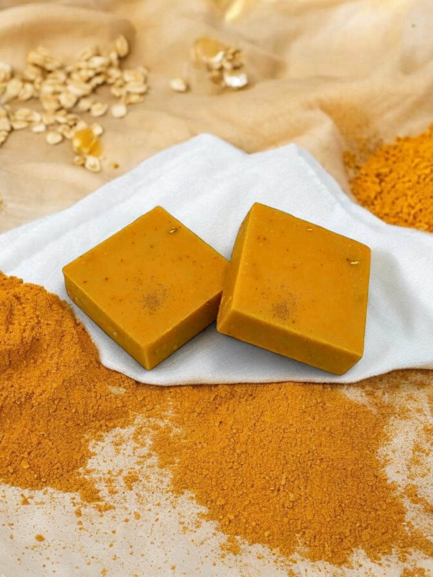 Goat's Milk Turmeric Orange Honey Soap