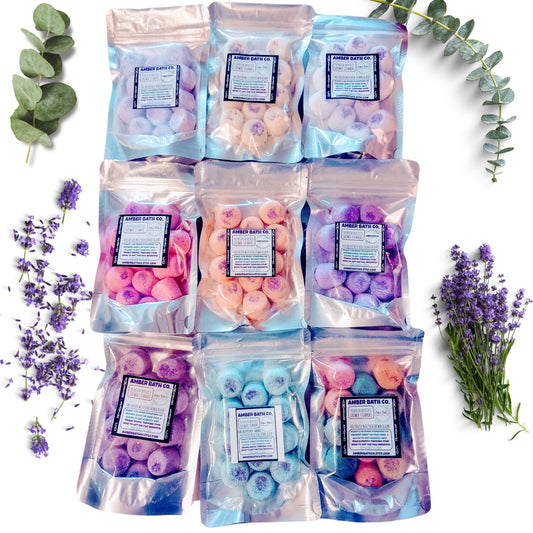 variety of scents of menthol shower steamers