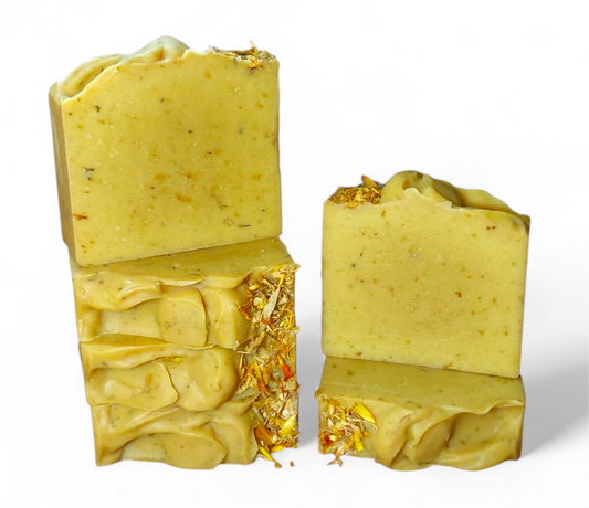 Lemon Peel and Chamomile Goat's Milk Soap