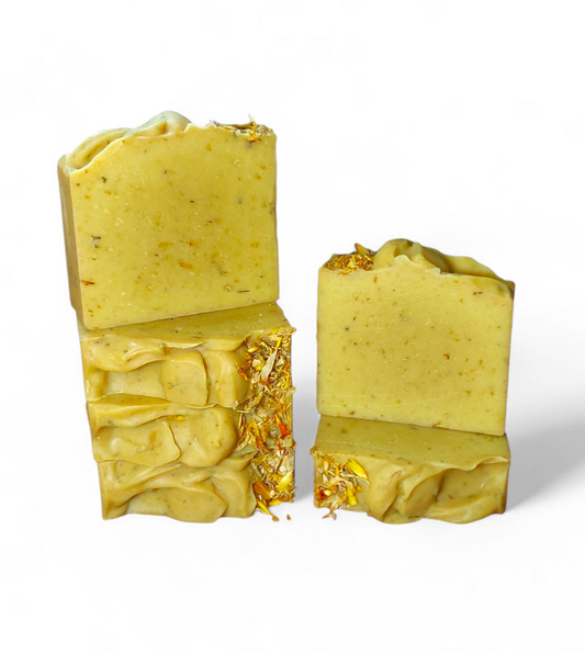Lemon Peel and Chamomile Soap