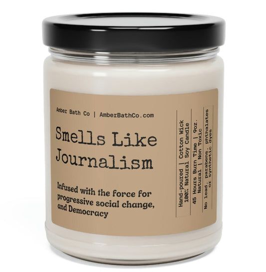 Smells Like Journalism Candle - Amber Bath Co.