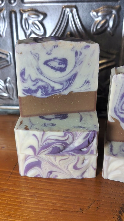 Lavender Chocolate | Goat's Milk + Tallow Soap