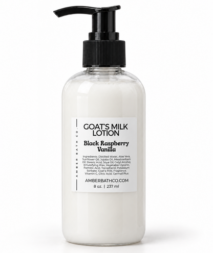 Goat's Milk Lotion | Black Raspberry Vanilla | 8 oz. Pump