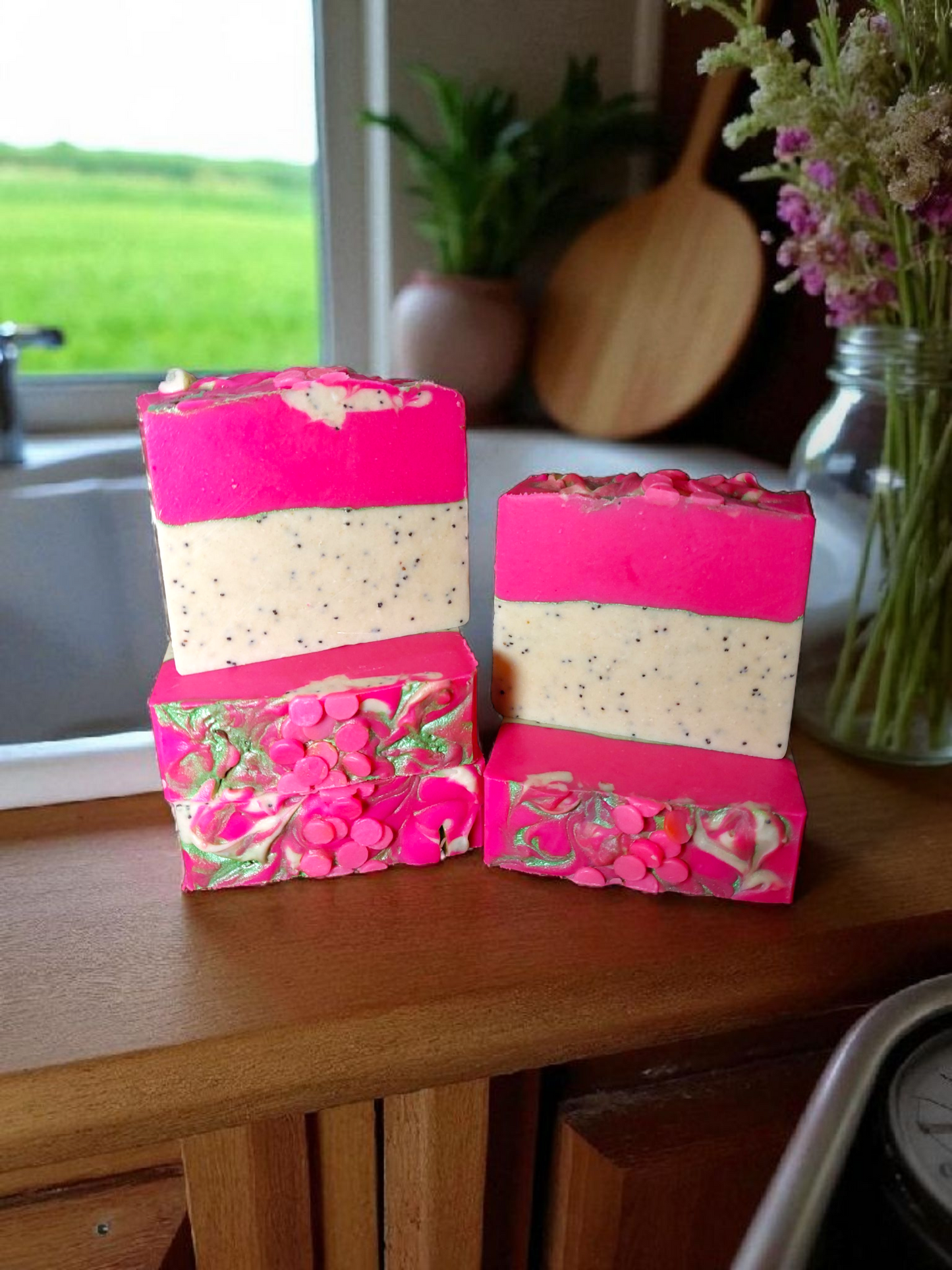 Dragonfruit Hibiscus Soap