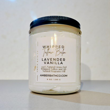 Whipped Grass-Fed Tallow Balm | 9 oz | Choice of Scent