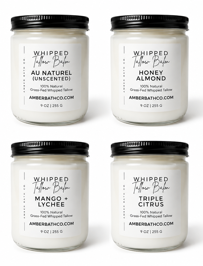 Whipped Grass-Fed Tallow Balm | 9 oz. | Choice of Scent