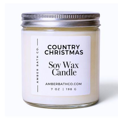 Country Christmas Soy Candle | 7 oz.