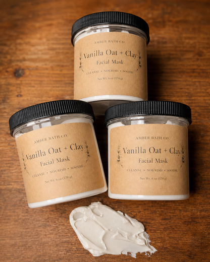 Vanilla Oat + Clay Facial Mask | 6 oz.