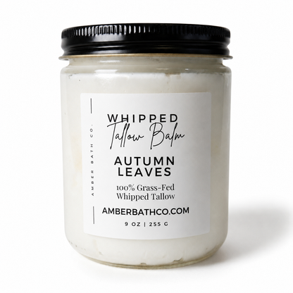 SEASONAL Whipped Grass-Fed Tallow Balm | Fall Collection | 9 oz. | Choice of Scent