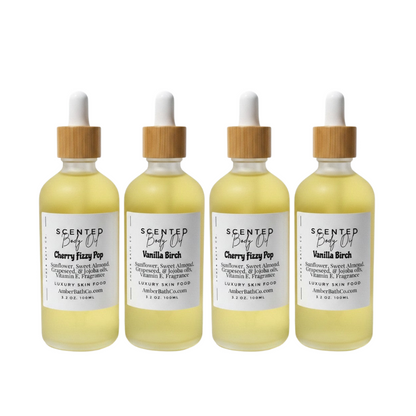 Bulk Scented Body Oil | 6 Bottles | 50 Scents