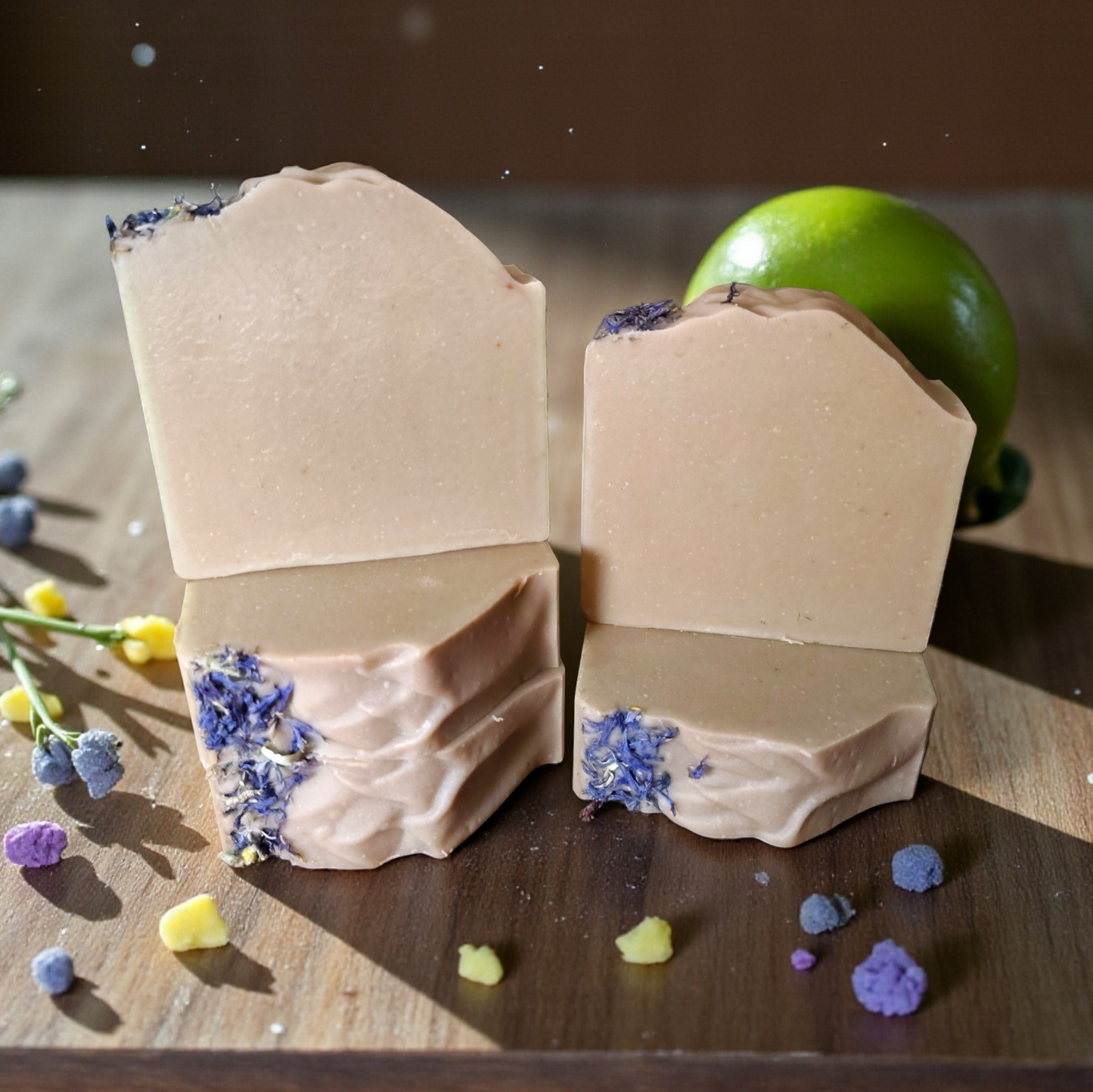 Violet Citrus Goat's Milk Essential Oil Soap