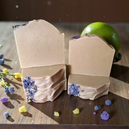 Violet Citrus Goat's Milk Essential Oil Soap