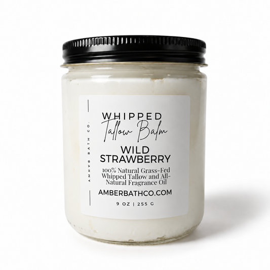 Whipped Tallow | Wild Strawberry | Grass-Fed, 9 oz.