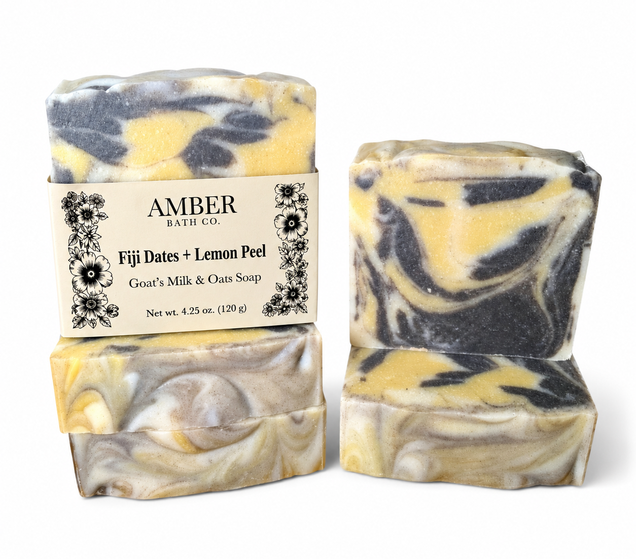Fiji Dates + Lemon Peel | Goat's Milk + Tallow Soap