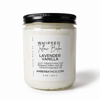 Whipped Tallow | Lavender Vanilla | Grass-Fed, 9 oz.