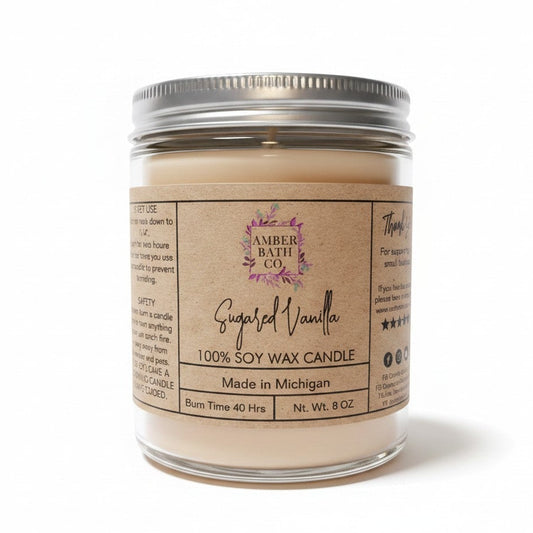Warm Vanilla Sugar Soy Candle | 8 oz.