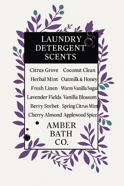 Powerful Laundry Detergent - Highly scented