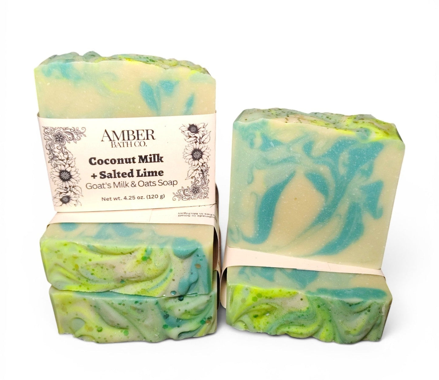 Coconut Milk + Salted Lime | Goat's Milk + Tallow Soap