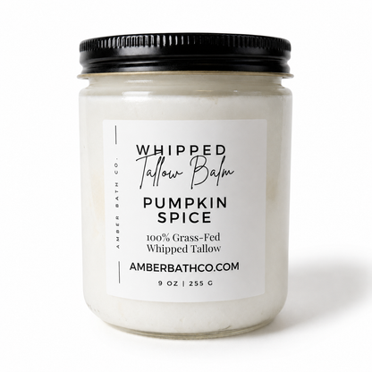 SEASONAL Whipped Grass-Fed Tallow Balm | Fall Collection | 9 oz. | Choice of Scent