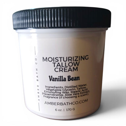Tallow Body Butter Cream | 6.5 oz. | Silky + Non-Greasy | Choice of Scent