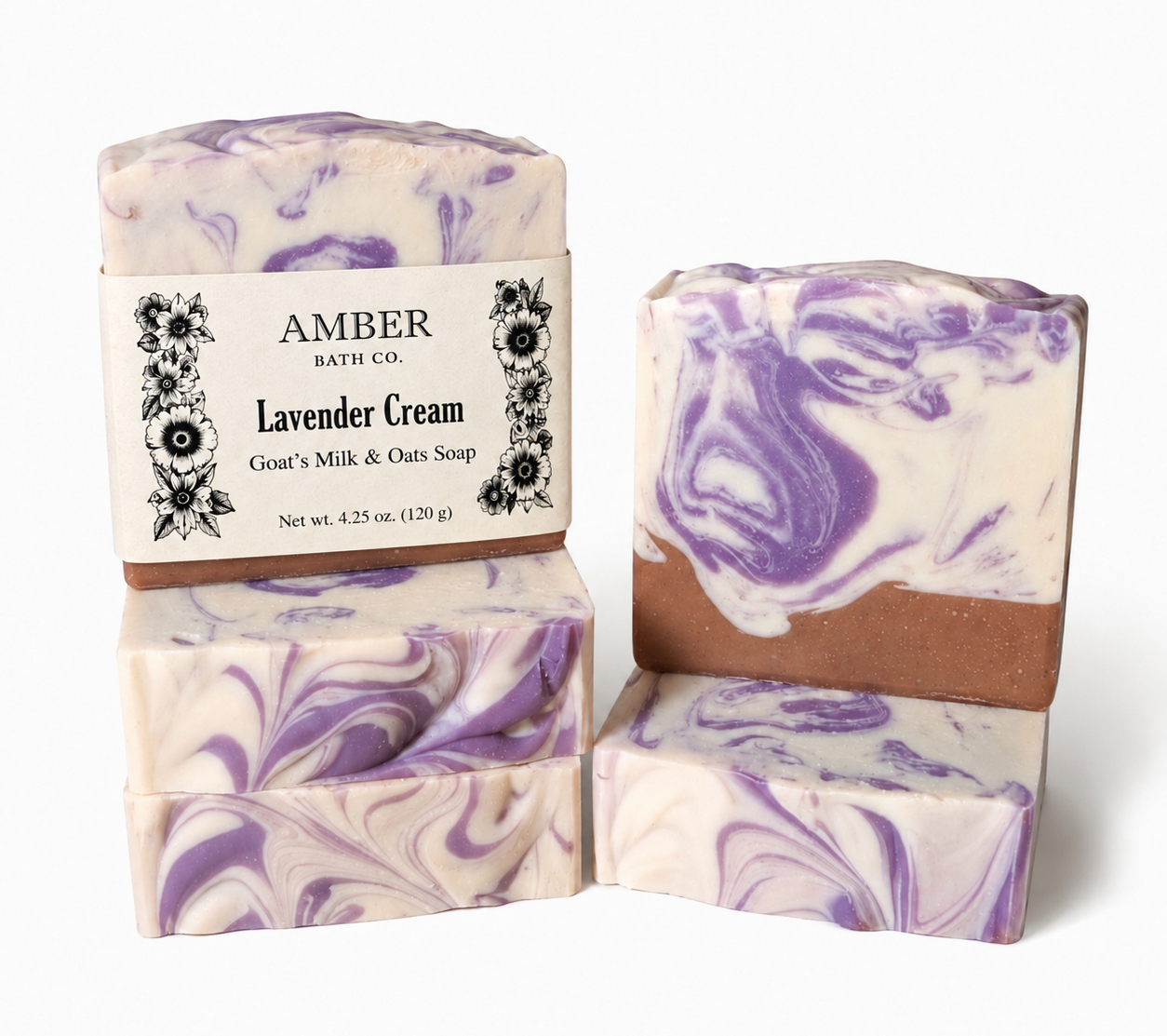 Lavender Cream | Goat's Milk + Tallow Soap